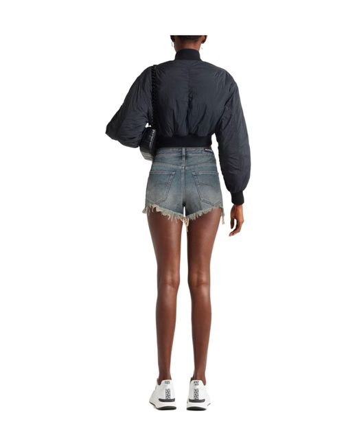 Balenciaga Blue Dark Denim Shorts