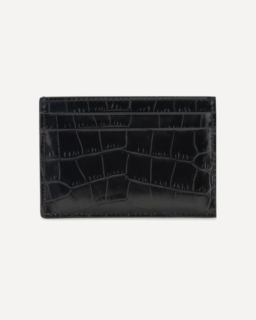 Tom Ford Black Logo Debossed Card Holder for men