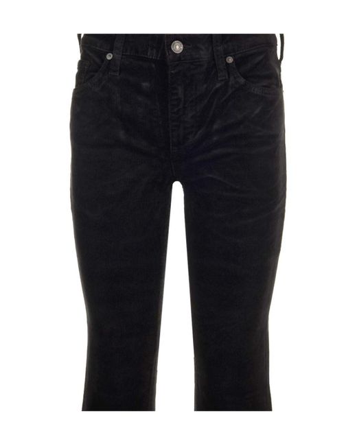 7 For All Mankind Black Belt-Loop Jeans