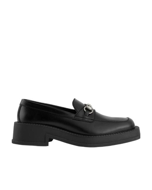 Gucci Black Interlocking G Loafers for men