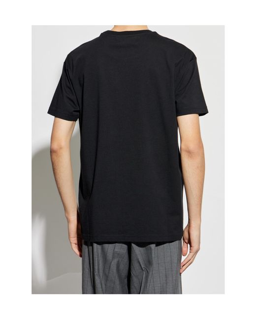 Vivienne Westwood Black Orb-Print T-Shirt for men