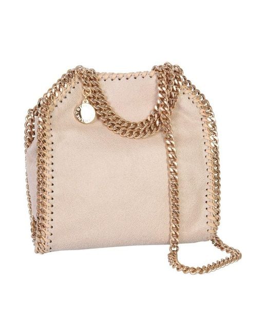Stella McCartney Natural Falabella Tiny Tote Bag