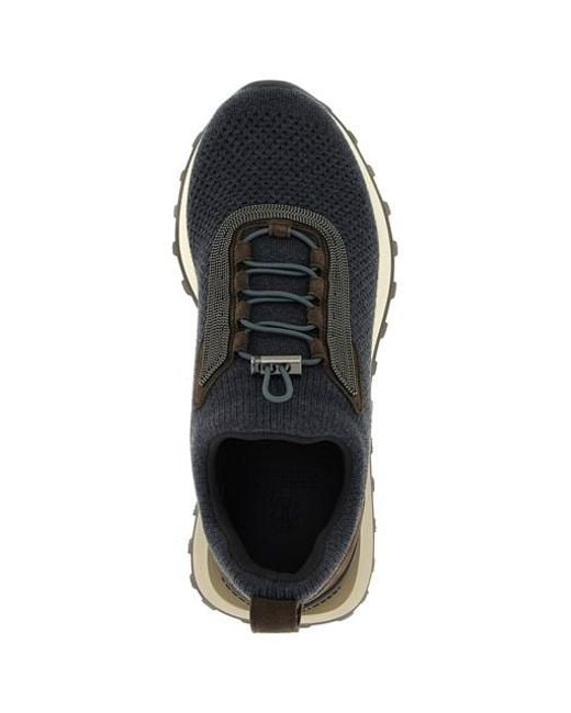 Brunello Cucinelli Black Monili-Detailed Runners Sneakers