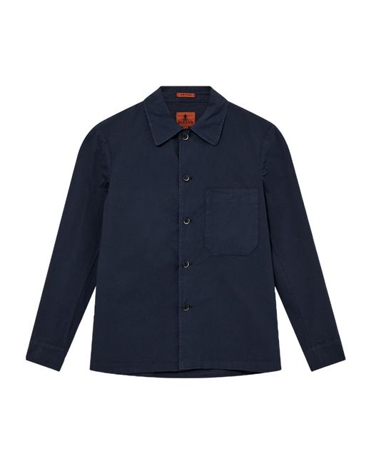 Barena Blue Long-Sleeved Shirt for men