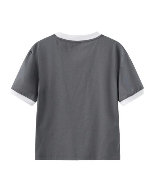 Marissa Chiara Gray Short-Sleeved T-Shirt