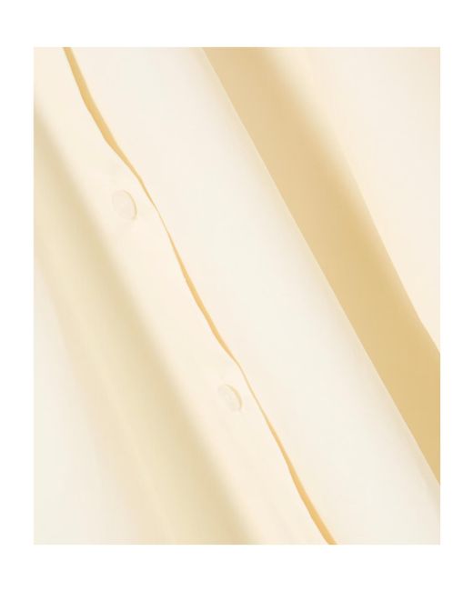 Kallmeyer Natural Billie Tie-Detailed Cotton-Poplin Shirt