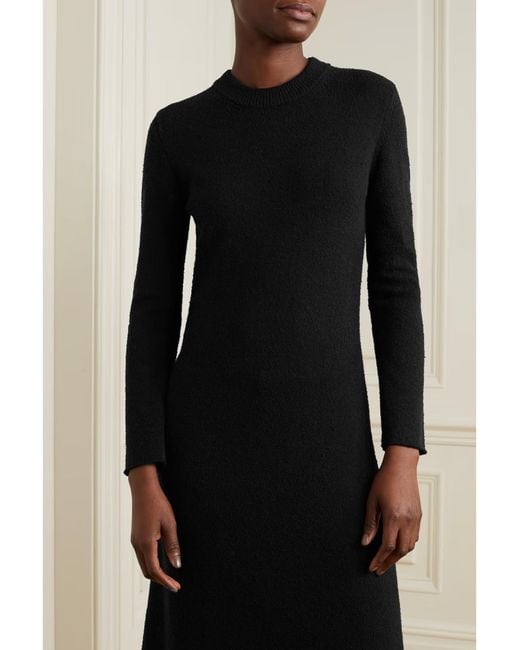 Proenza Schouler Black Tassel Knit Dress