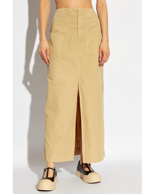Rag & Bone Natural Split Skirt