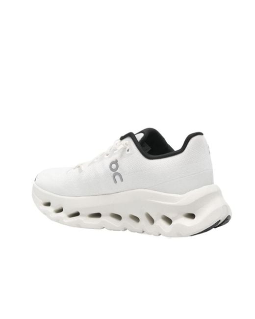 On Shoes White Cloudtilt Lace-Up Sneakers