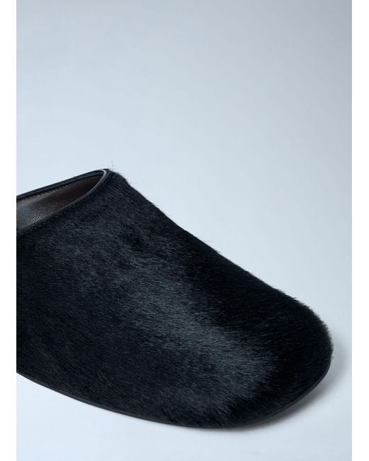 The Row Black Penelope Mules