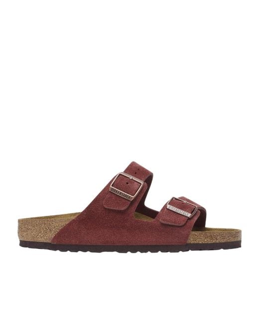 Birkenstock Brown Adjustable Flat Sandals