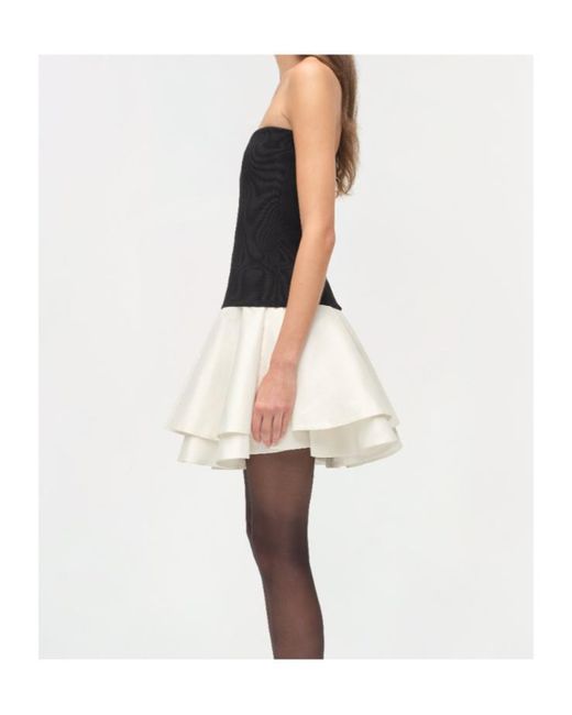 Jonathan Simkhai Black Isabelle Off-Shoulder Mini Dress