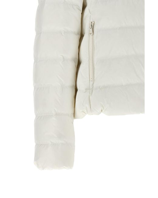 Brunello Cucinelli White Quilted Down Jacket