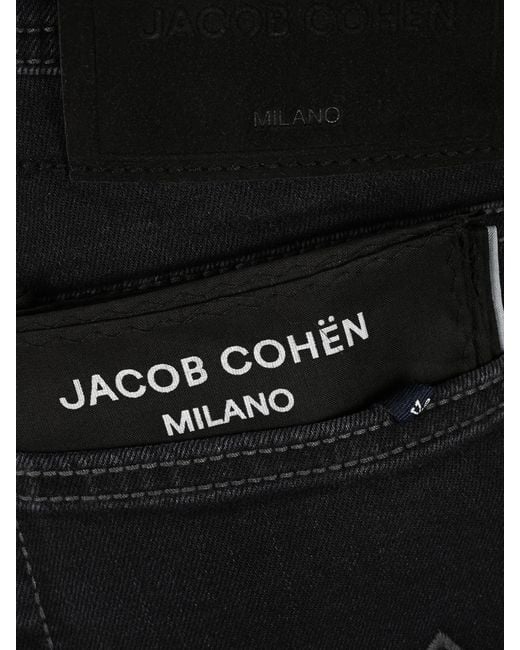 Jacob Cohen Black Straight-Leg Jeans for men