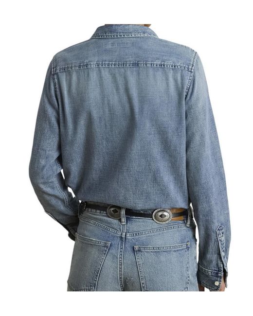 Ralph Lauren Blue Buttoned Shirt