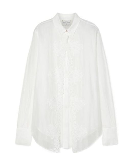 Forte_forte White Embroidered Shirt