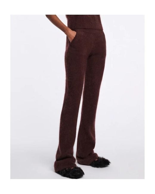 Dorothee Schumacher Brown Fluffy Statement Pants