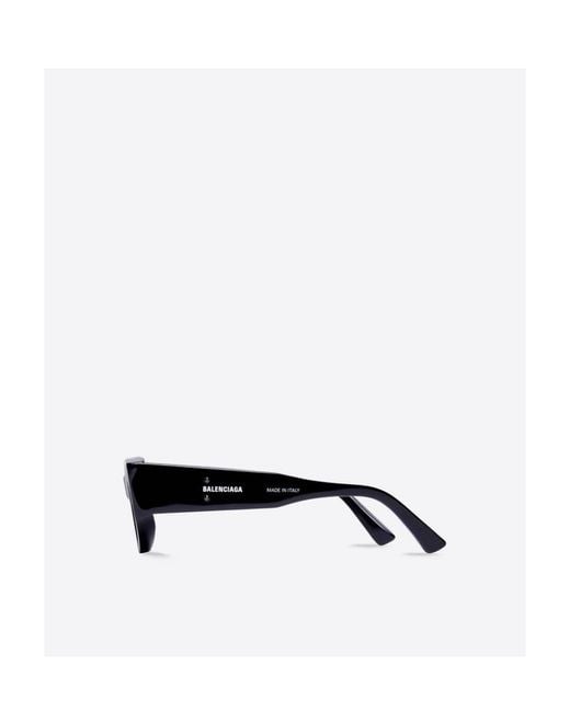 Balenciaga White Occhiali Da Sole Odeon Cat Da Donna