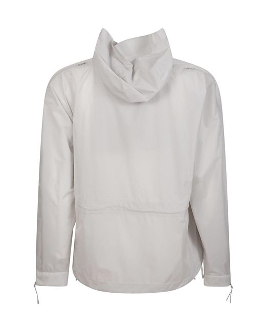 C P Company Gray Hooded Utility Jacket for men