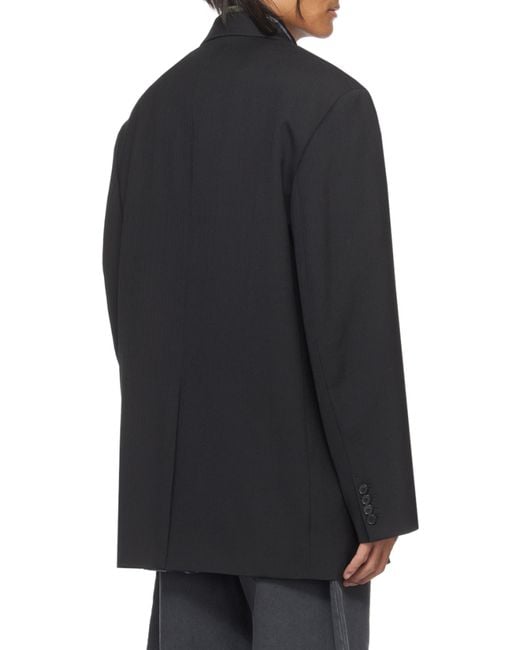 Acne Black Single-Breasted Jacket for men