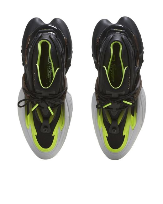 Balmain Multicolor Unicorn Logo Low-Cut Skate Shoes for men