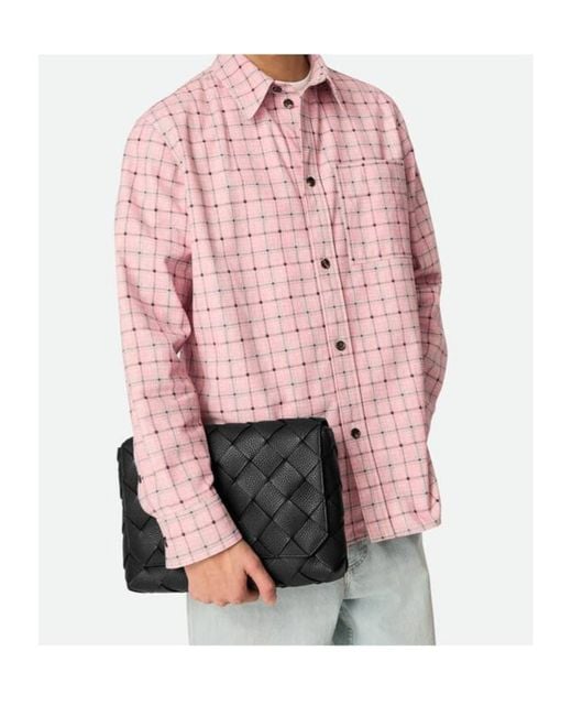 Bottega Veneta Black Diago Large Crossbody Bag for men