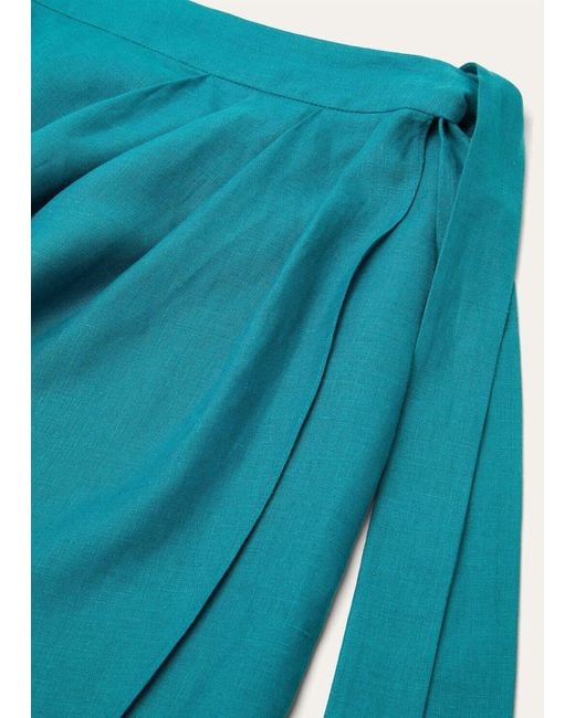 Loro Piana Blue Shelby Skirt