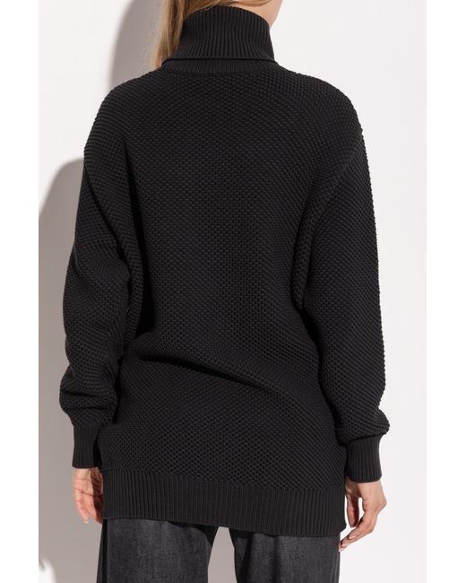 Versace Blue Turtleneck Long-Sleeved Jumper