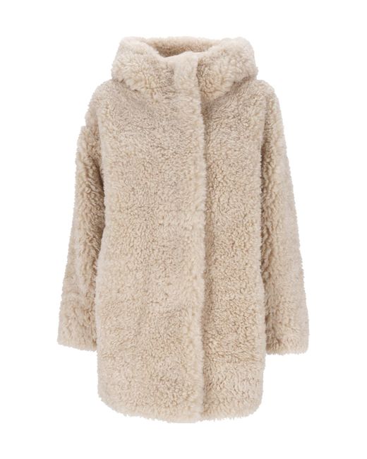 Rrd Natural Wool Hooded Jacket