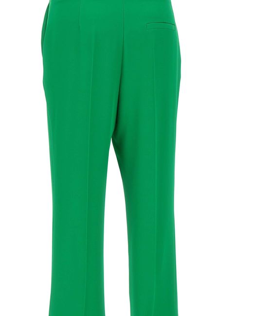 Kaos Green Pressed-Crease Trousers