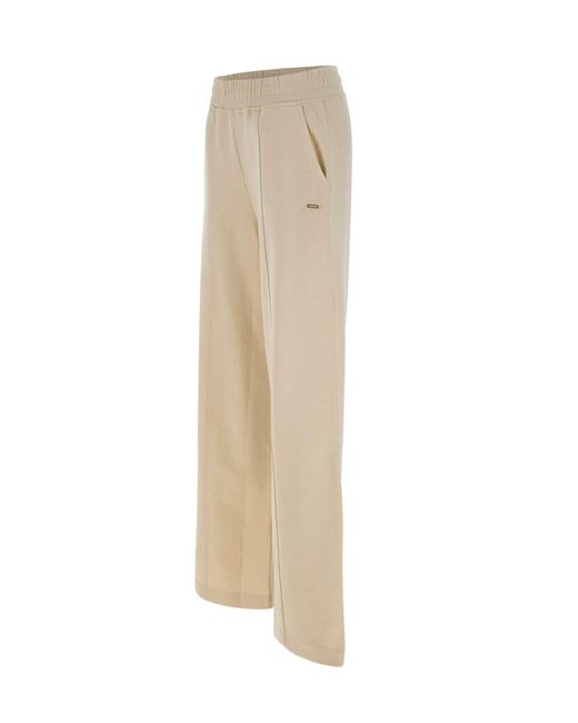 Woolrich Natural Super Soft Interlock Wide Leg Jogger Pants