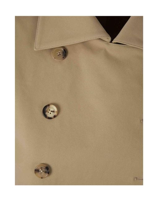 Khaite Natural Double-Breasted Trench Coat