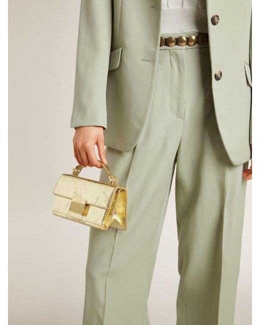 Golden Goose Deluxe Brand Metallic Venezia Small Crossbody Bag