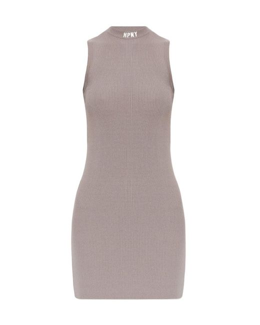 Heron Preston Brown Sleeveless Dress