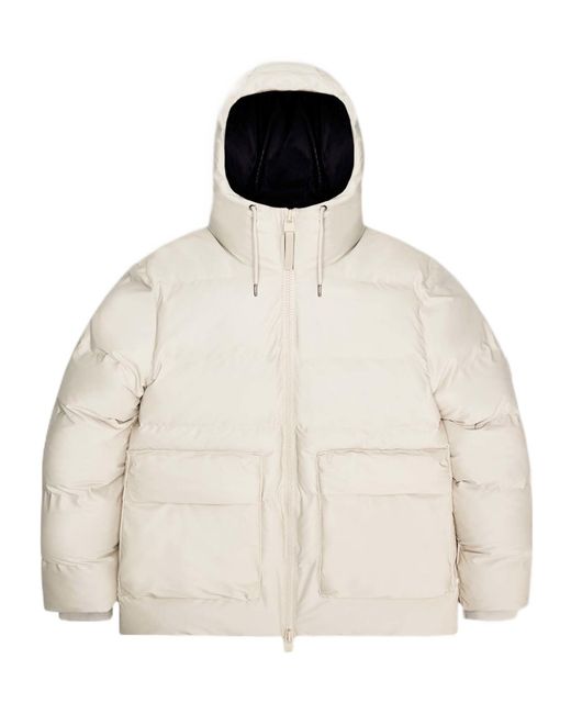Rains Natural Long-Sleeved Cotton-Padded Jacket