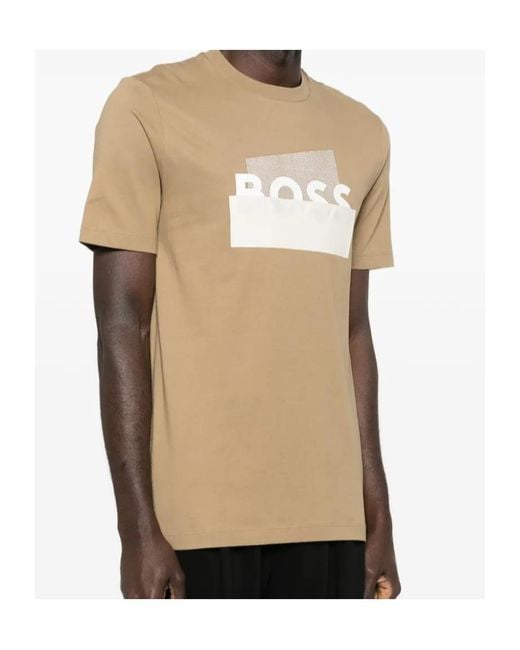 Boss Natural Logo T-Shirt for men