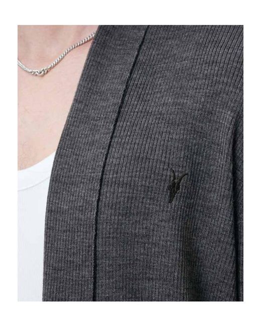 AllSaints Gray Mode Cardigan for men