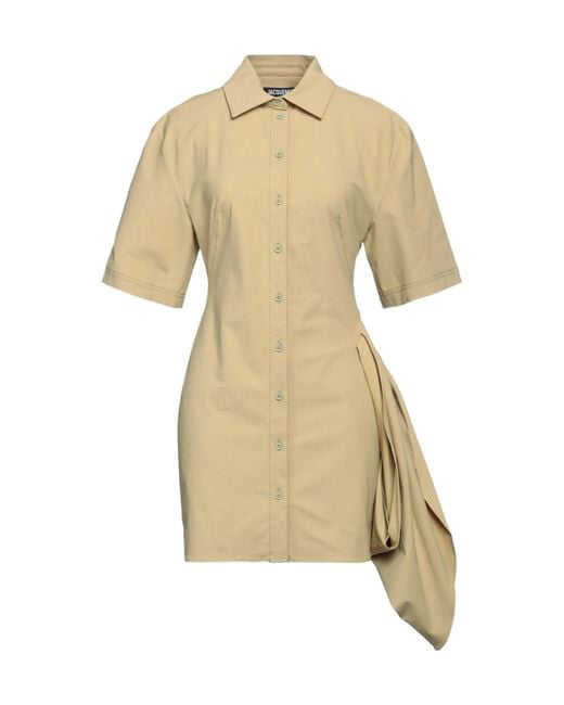 Jacquemus Natural Minimalist Shirt Dress