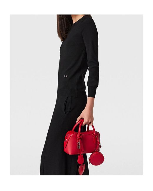 Stella McCartney Black Long-Sleeve Compact Knit Top