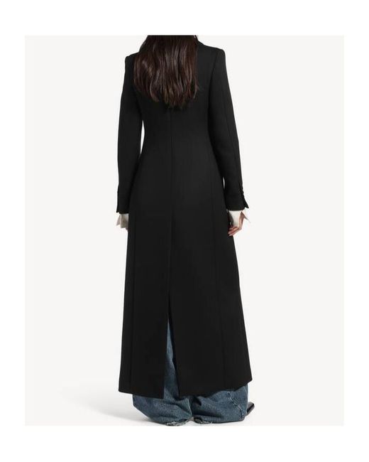 Balenciaga Black Long Trench Coat