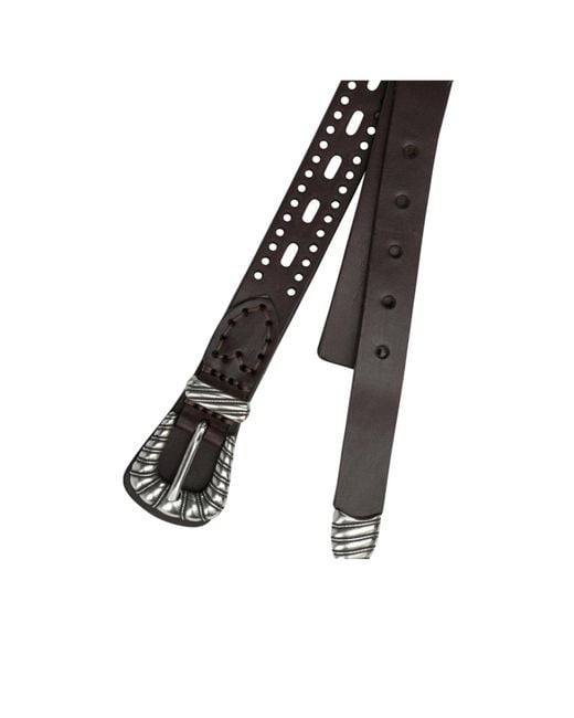 Etro White Openwork Belt