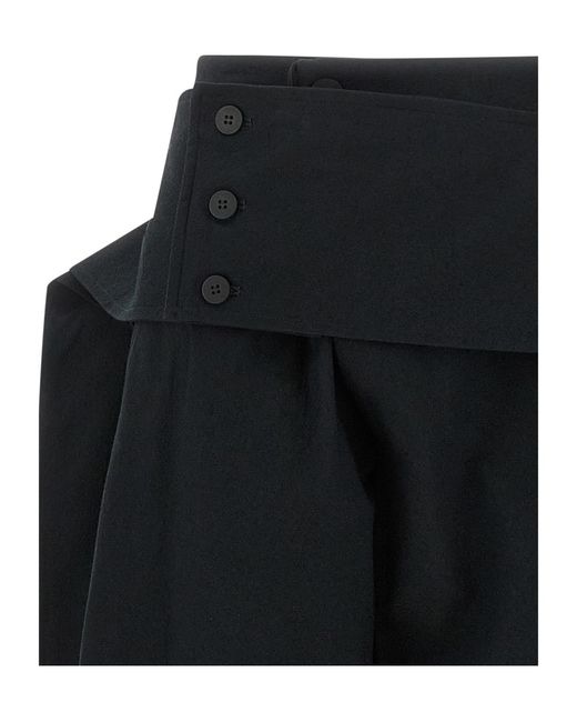 Issey Miyake Black Grainy Pants