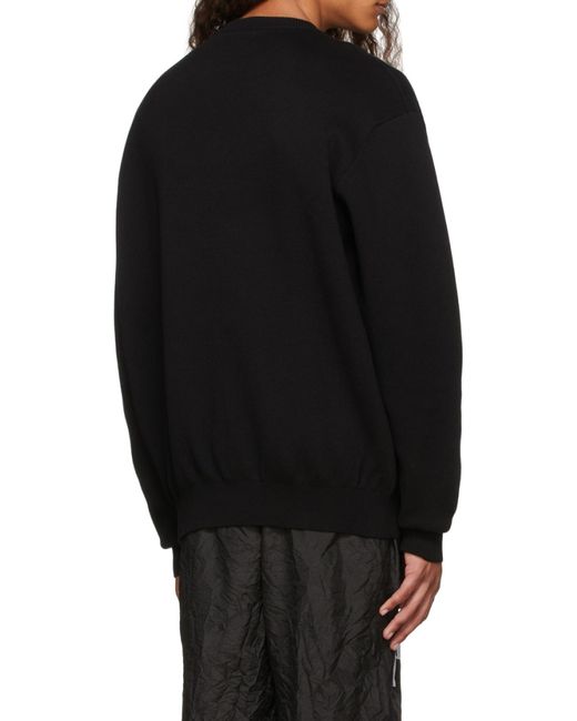 Heron Preston Black Logo Print Sweatshirt for men