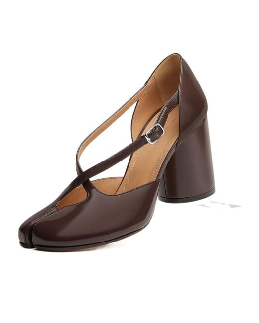 Maison Margiela Brown Tabi Décolleté