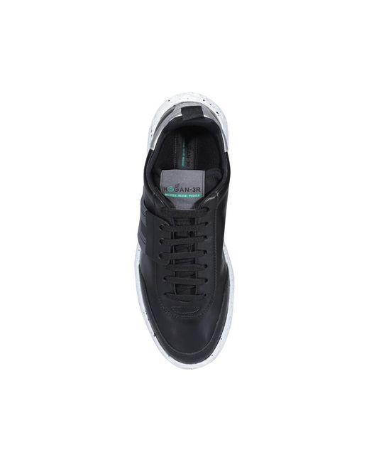 Hogan Blue H Logo Lace-Up Sneakers for men