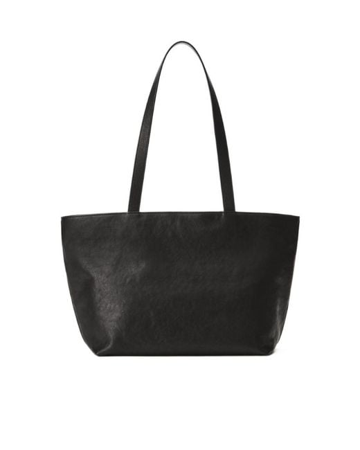 Alexander Wang Black Logo-Embossed Medium Tote Bag