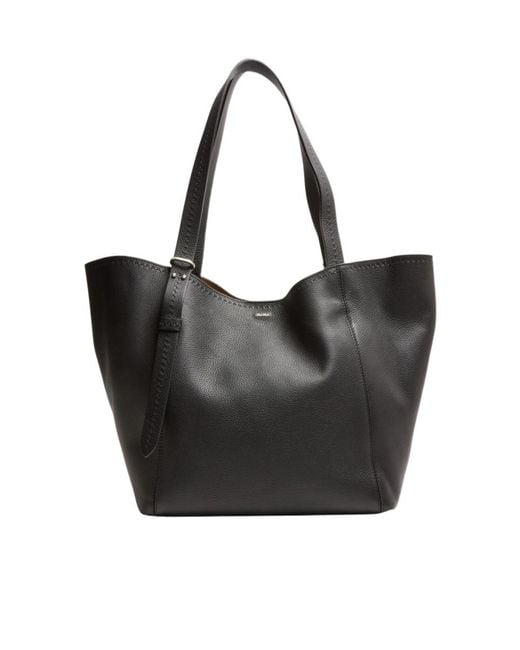 Max Mara Black Logo Tote Bag