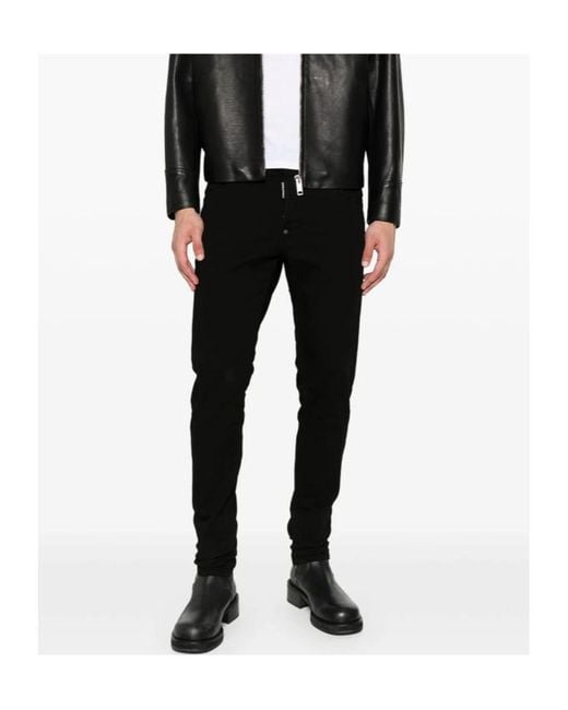 DSquared² Black Jeans for men