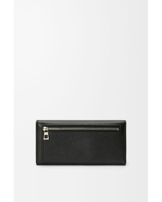 Loewe Black Pebble Continental Wallet