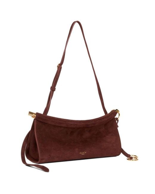 Alaïa Brown Brun Le Click East West Small Bag